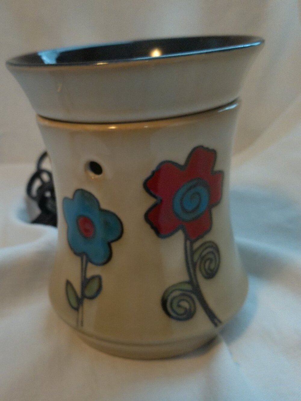 Scentsy Ashbury Floral Wax Warmer Rustic Boho - Picture 5 of 5